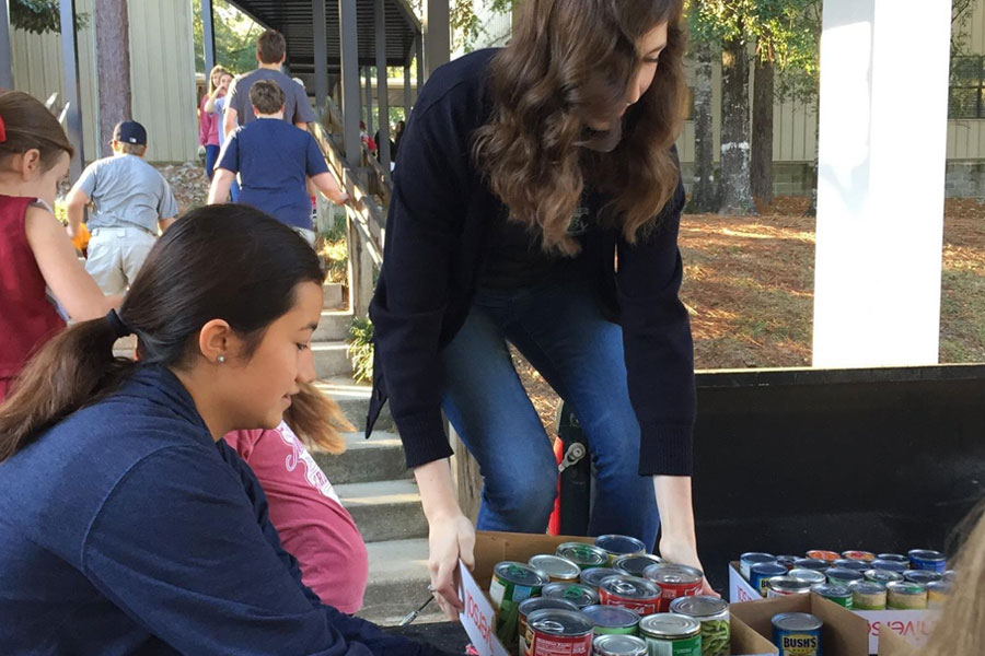 canned-food-drive-bayshore-christian-school Service Projects